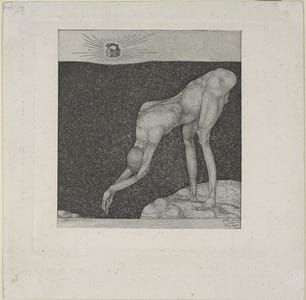 Artwork Title: A Man Sinks Down Before the Crown