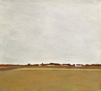 Artwork Title: Rainy summer landscape from Virum near Frederiksdal