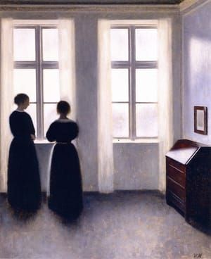 Artwork Title: Figures by the Window