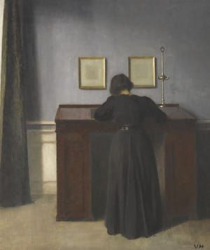 Artwork Title: Ida Standing at a Desk