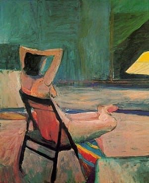 Artwork Title: Seated Nude, Hands Behind Head