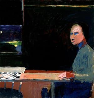 Artwork Title: Woman and Checkerboard