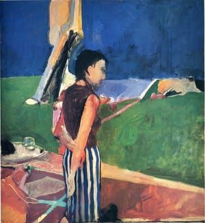 Artwork Title: Girl On A Terrace