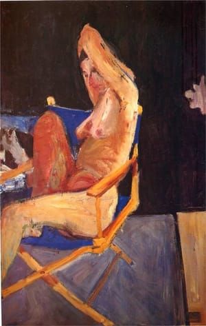 Artwork Title: Large Nude, Black Background