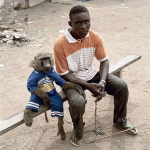 Artwork Title: Dayaba Usman with the monkey Clear