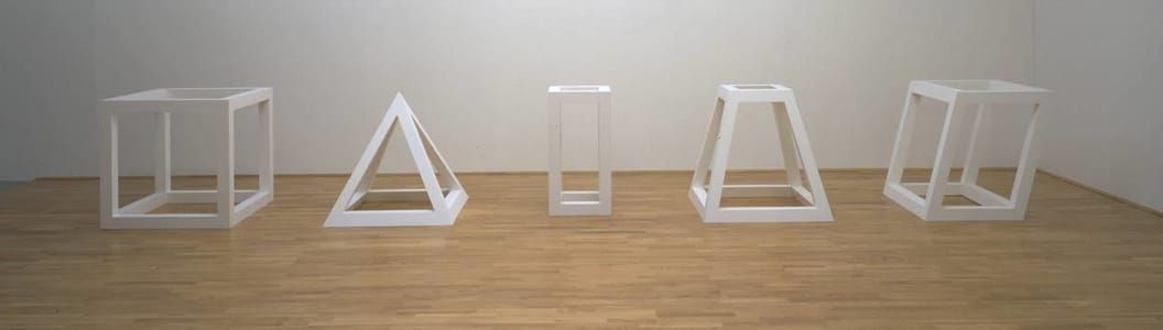 Artwork Title: Five Open Geometric Structures