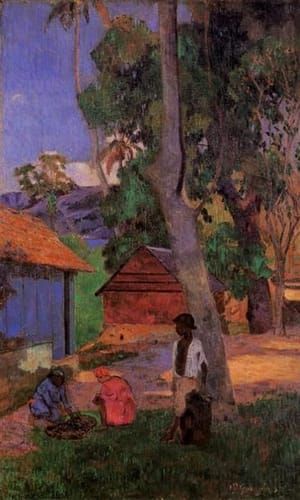 Artwork Title: Around the Huts
