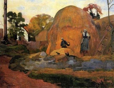 Artwork Title: Yellow Haystacks