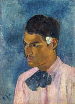 Artwork Title: Jeune homme a la fleur