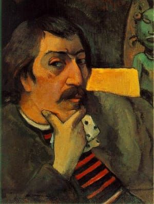 Artwork Title: Portrait of the Artist with an Idol