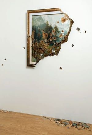Artwork Title: Bierstadt with Holes