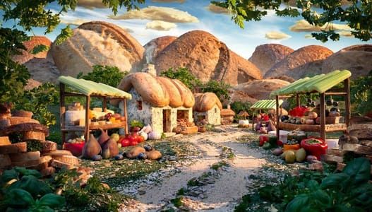 Artwork Title: Foodscape