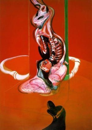 Artwork Title: Three Studies for Figures at the Base of a Crucifixion 3