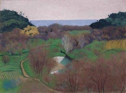 Artwork Title: Paysage à Villeneuve-Loubet