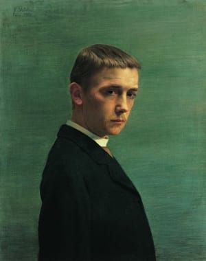 Artwork Title: Autoportrait à l’âge de vingt ans