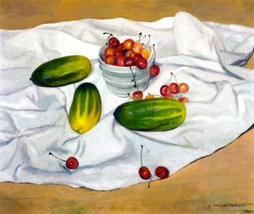 Artwork Title: Cucumbers