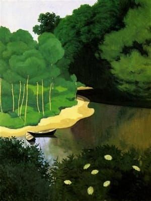 Artwork Title: La Dordogne a Carrenac (The Dordogne with Carrenac)