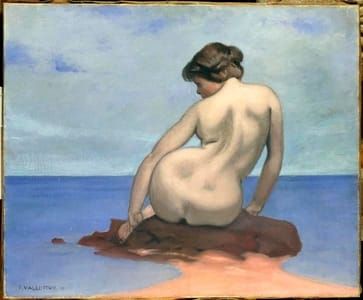 Artwork Title: Baigneuse assise sur un rocher