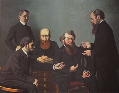 Artwork Title: Les 5 peintres (The Five Painters)