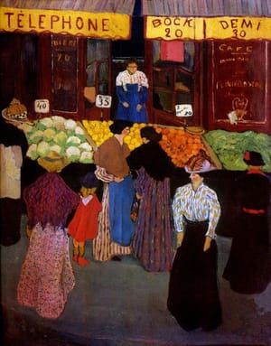 Artwork Title: At the Market (Au Marche)