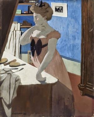 Artwork Title: Misia à sa coiffeuse (Misia at Her Dressing Table; also known as Misia Fixing her Hair)