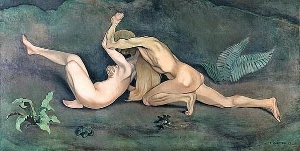 Artwork Title: Man and woman (also known as Rape)
