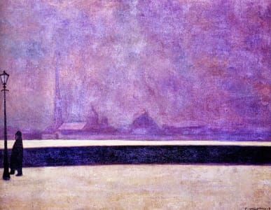 Artwork Title: La Neva par temps de brouillard (The Neva in Foggy Weather)