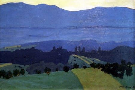 Artwork Title: Landscape in the Jura Mountains