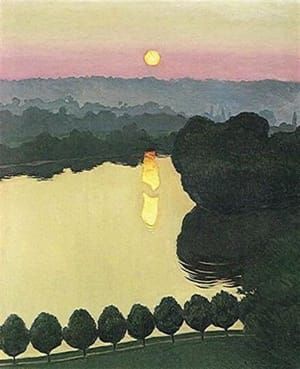 Artwork Title: Les Andelys, le soir