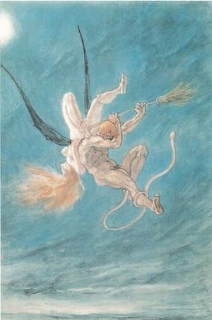 Artwork Title: ‘Les Sataniques: L’enlèvement (The Abduction)
