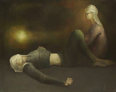 Artwork Title: Voyageurs au repos (Travelers at Rest)
