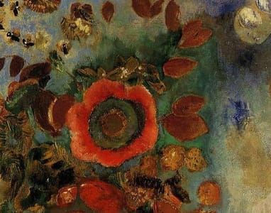 Artwork Title: Two Young Girls Among Flowers