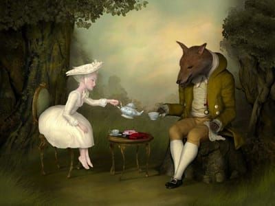 Artwork Title: Tea With Me and He