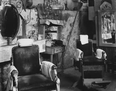 Artwork Title: Barber shop interior, Atlanta, Georgia