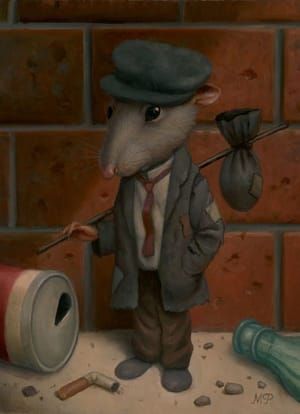 Artwork Title: Bum Rat