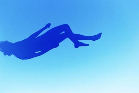 Artwork Title: Blue Falling