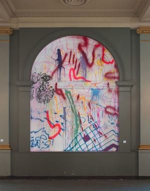 Artwork Title: Runaway Land Painting In Place