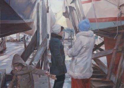 Artwork Title: Winter Boats