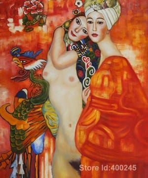 Artwork Title: Girlfriends