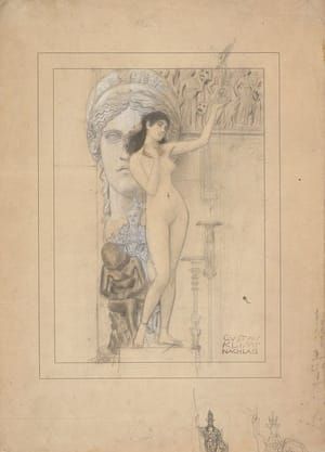 Artwork Title: Preliminary Drawing for 'Allegory of Sculpture'