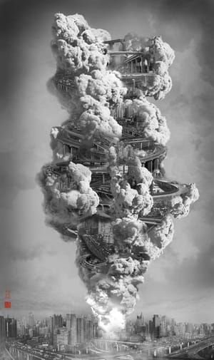 Artwork Title: Heavenly City - #5
