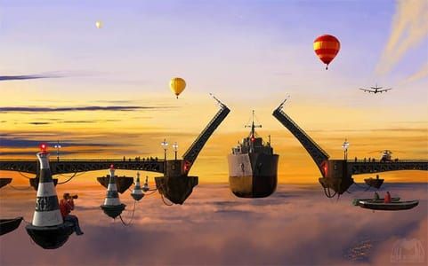 Artwork Title: Dystopian Worlds