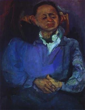 Artwork Title: Portrait of the Sculptor, Oscar Miestchaninoff