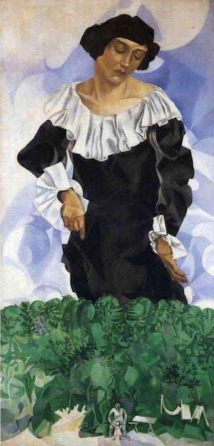 Artwork Title: Bella with White Collar