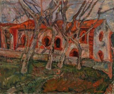 Artwork Title: L'église rouge