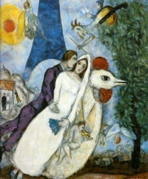 Artwork Title: Les Fiancés De La Tour Eiffel