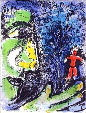 Artwork Title: Le Profil Et L 'enfant Rouge