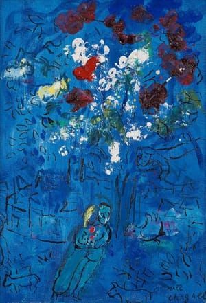 Artwork Title: Le Bouquet Au-dessus De Vence