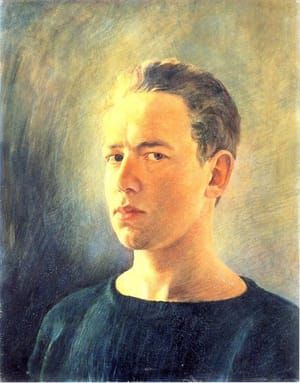 Artwork Title: Self Portrait (green sweater)