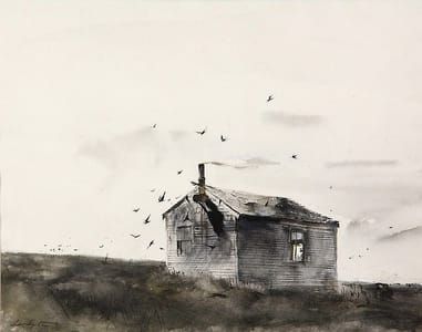 Artwork Title: Bert's Cabin